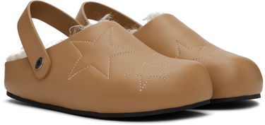 Sneakers och skor Stella McCartney Elyse Shearling Clogs Beige | 810443AP00P0, 3