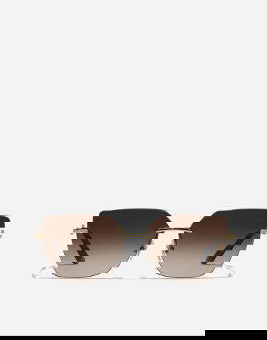 Solglasögon Dolce & Gabbana Dolce & Gabbana Dg Flip New Arrivals Rimless Gradient Geometric Gold-Tone Sunglasses Brun | VG2321VM2139V000, 0