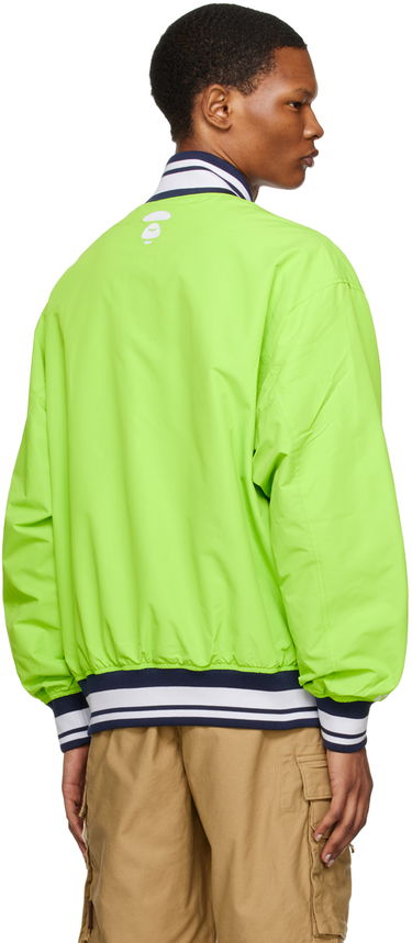Bomberjacka AAPE by A Bathing Ape AAPE by A Bathing Ape Reversible Bomber Jacket Grön | AAPLJM7581XXKGRN, 2