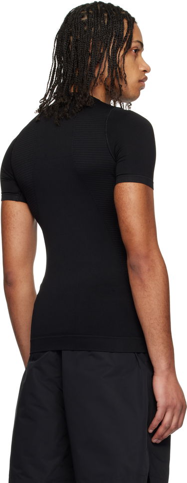 T-shirt Rick Owens Rick Owens Hollywood Active Knit Short Sleeve T-Shirt Svart | RU01E5692 KSP, 2