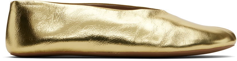 Sneakers och skor The Row The Row Stella Ballerina Flats Metallisk | F1638-M39