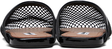 Kläder Alaïa ALAÏA Fishnet Flat Mules Svart | AA3M081TK007, 1
