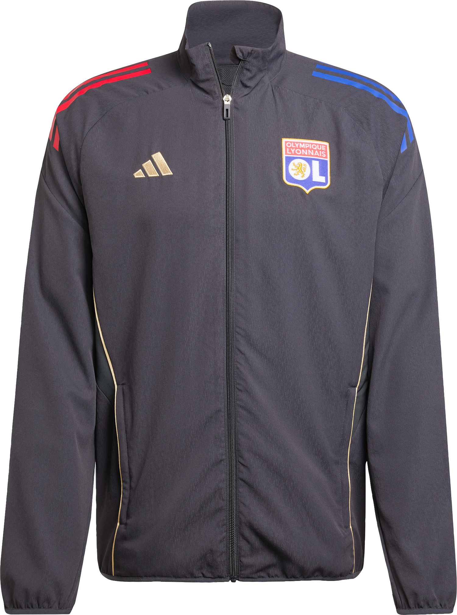 Jacka adidas Originals Olympique Lyonnais Pre-Match Jacket 2025/26 Svart | jl9479, 0