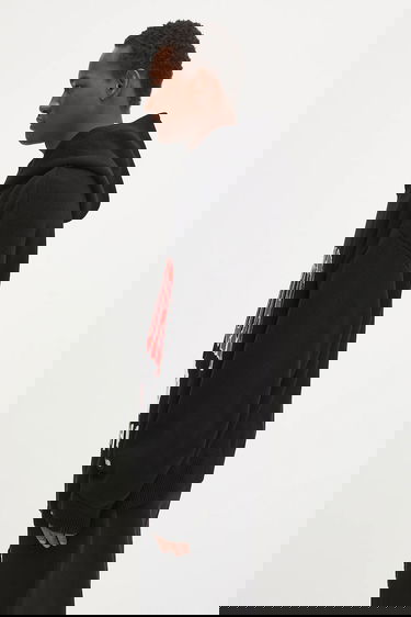 Sweatshirt 032C Lucky Strike Knit Hoodie Svart | S25-URK-0611-000, 4