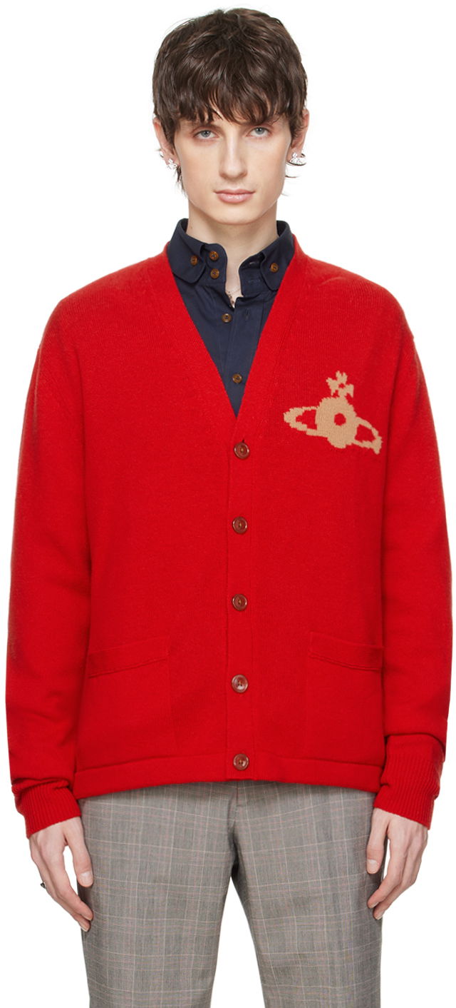 Sweater Vivienne Westwood Alex Cardigan Röd | 27010014-Y0018-