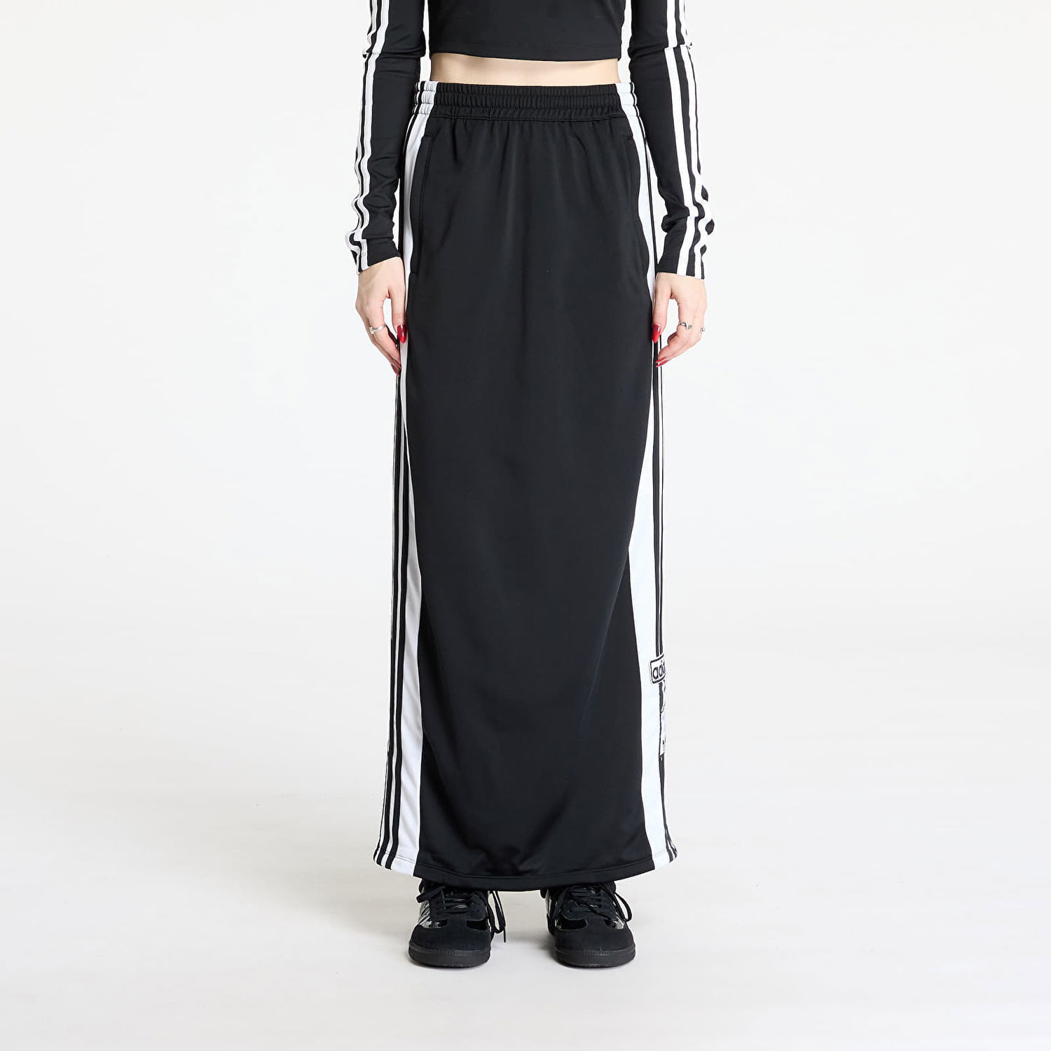 Kjol adidas Originals Adibreak Maxi Long Black Skirt Svart | JD0923, 0