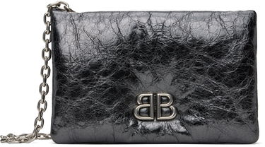Axelväska Balenciaga Balenciaga Monaco Nano Chain Bag Svart | 810562 2AAYQ, 0