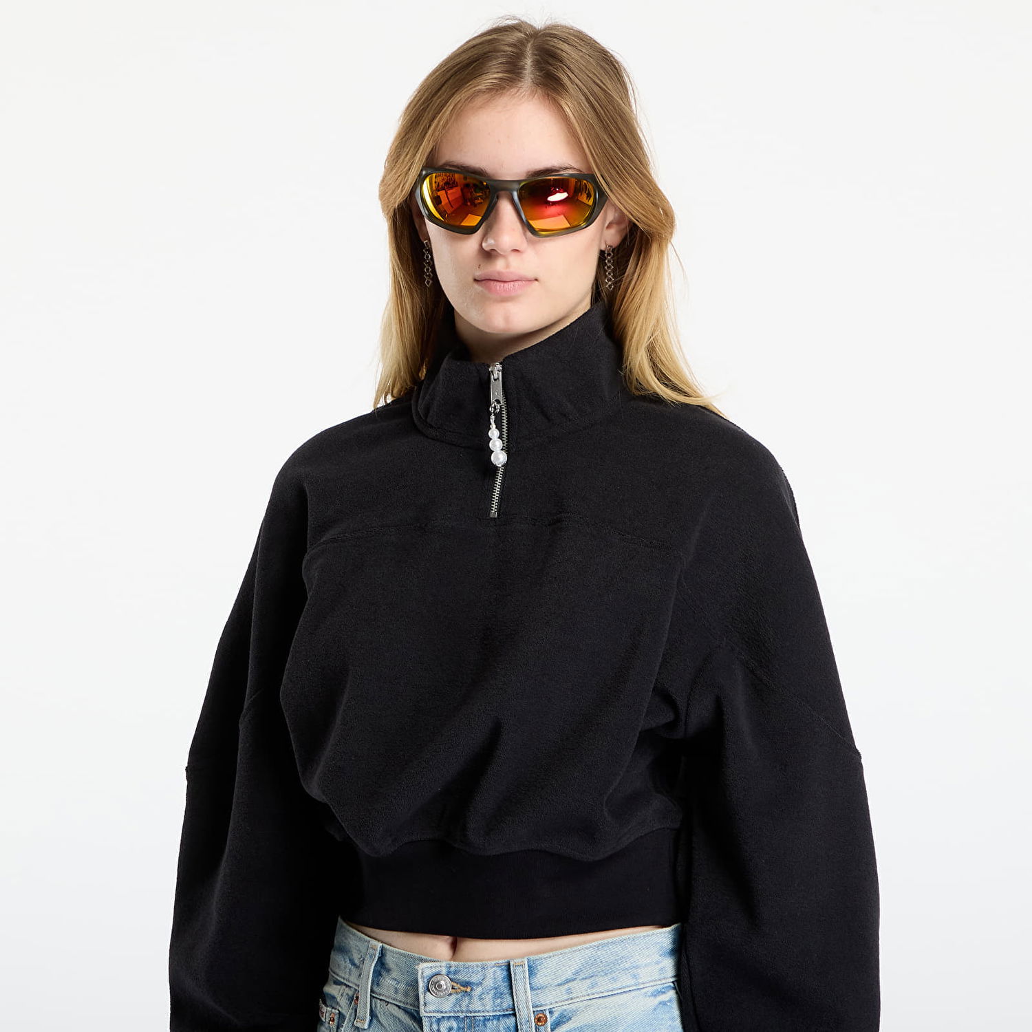 Sweatshirt Jordan Jordan Flight Fleece Quarter-Zip Top Svart | HV0326-010, 1