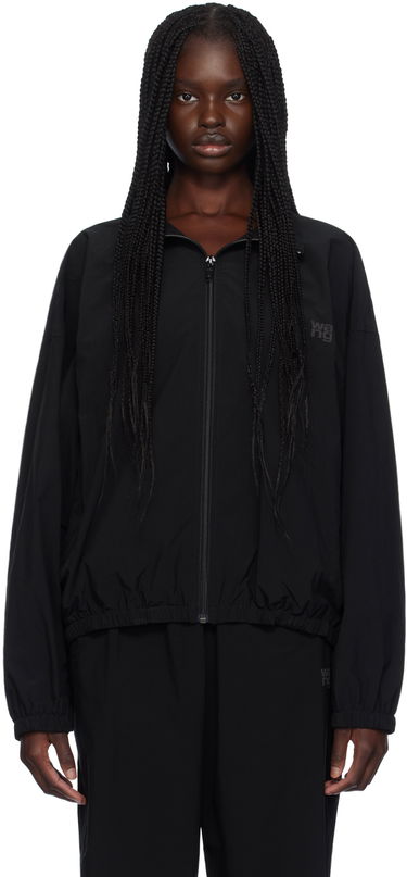 Vindjacka Alexander Wang Coaches Track Jacket by Svart | 4WC3232071, 0