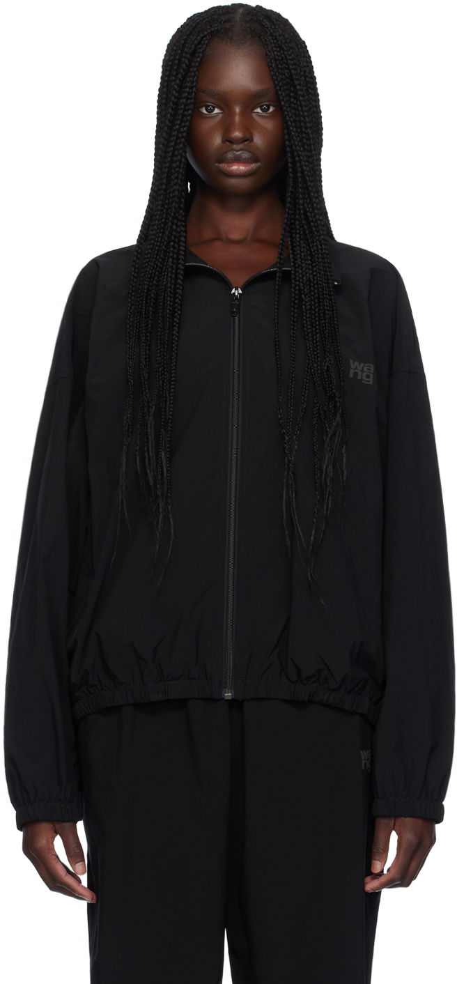 Vindjacka Alexander Wang Coaches Track Jacket by Svart | 4WC3232071