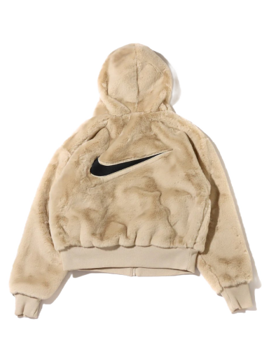 Jacka Nike Sportswear Essential Faux Fur Jacket W Beige | DD5117-206