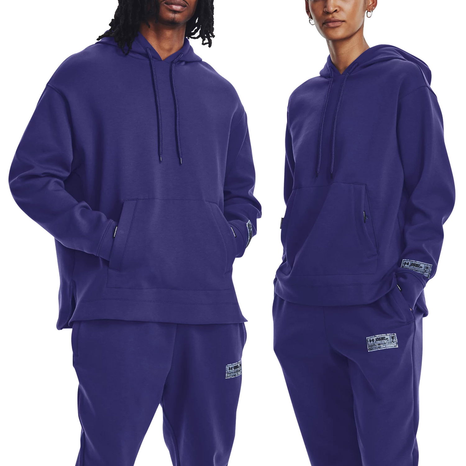 Sweatshirt Under Armour Summit Knit Hoodie Mörkblå | 1377173-468, 0