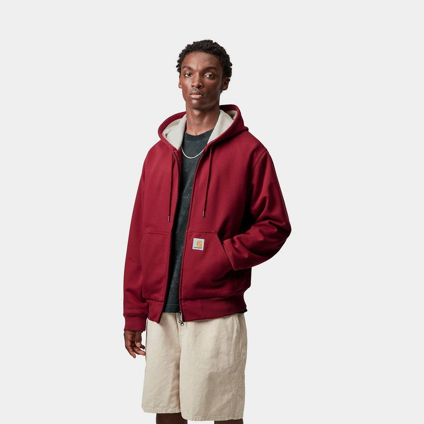 Sweatshirt Carhartt WIP Carhartt WIP Active Sweat Jacket Röd | I035602_4