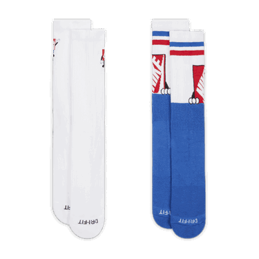 Strumpor Nike Everyday Plus 2 pairs Vit | FB3273-901, 2