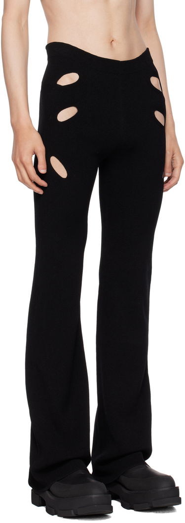 Damasker Dion Lee Slit Detail Trousers Svart | C7133P22, 1
