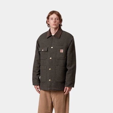 Rockar Carhartt WIP Lowis Chore Coat Houndstooth Flerfärgad | I035344_9, 2