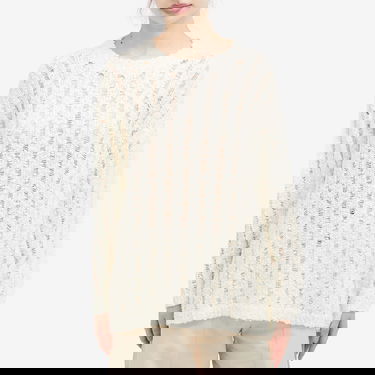 Sweater Samsoe Samsoe Samsøe Samsøe Sajulia Knitted Sweater Vit | F24200040-110108TCX, 2