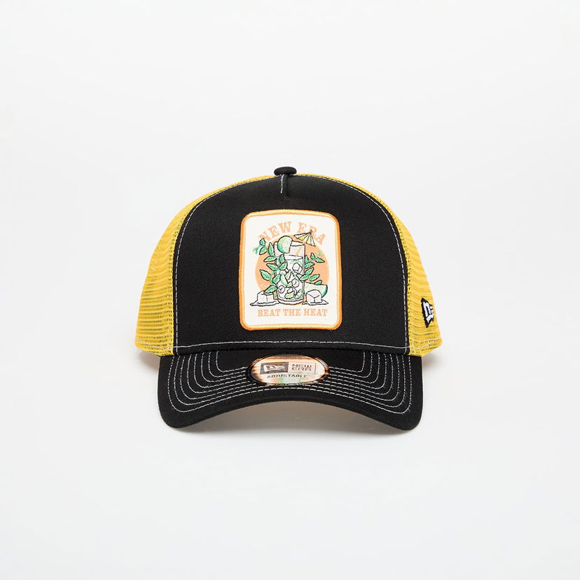 Keps New Era New Era 9FORTY A-Frame Trucker Summer Patch Cap Svart | 60595301