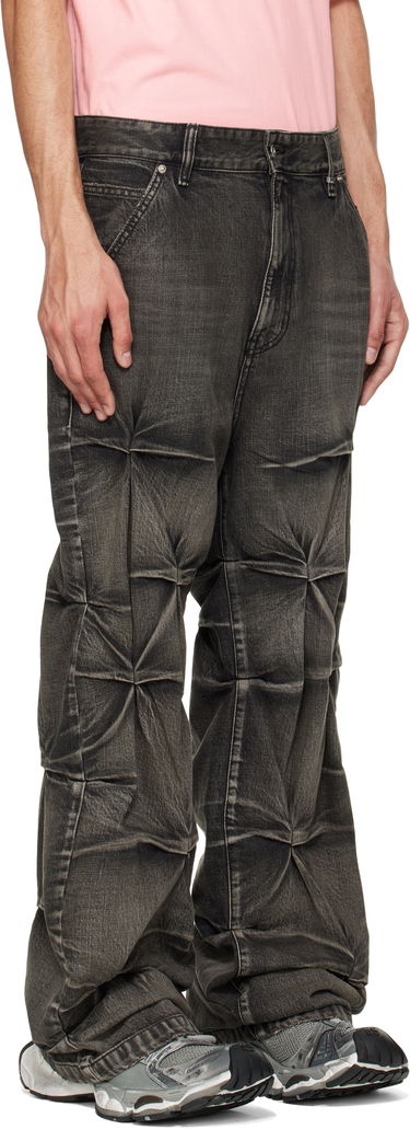 Jeans We11done We11done Wrinkled Jeans Svart | WD-DP1-25-365-M-BK, 1