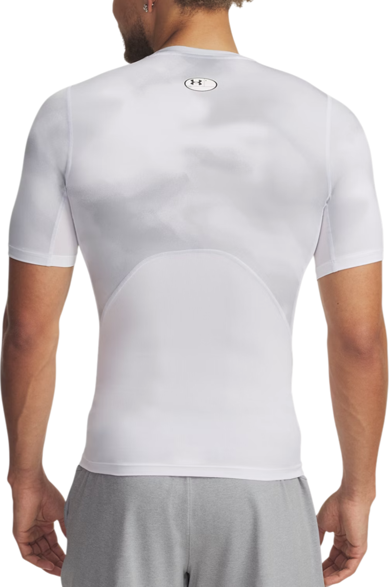 T-shirt Under Armour HG Armour Printed Short Sleeve T-Shirt Vit | 1383321-101, 1