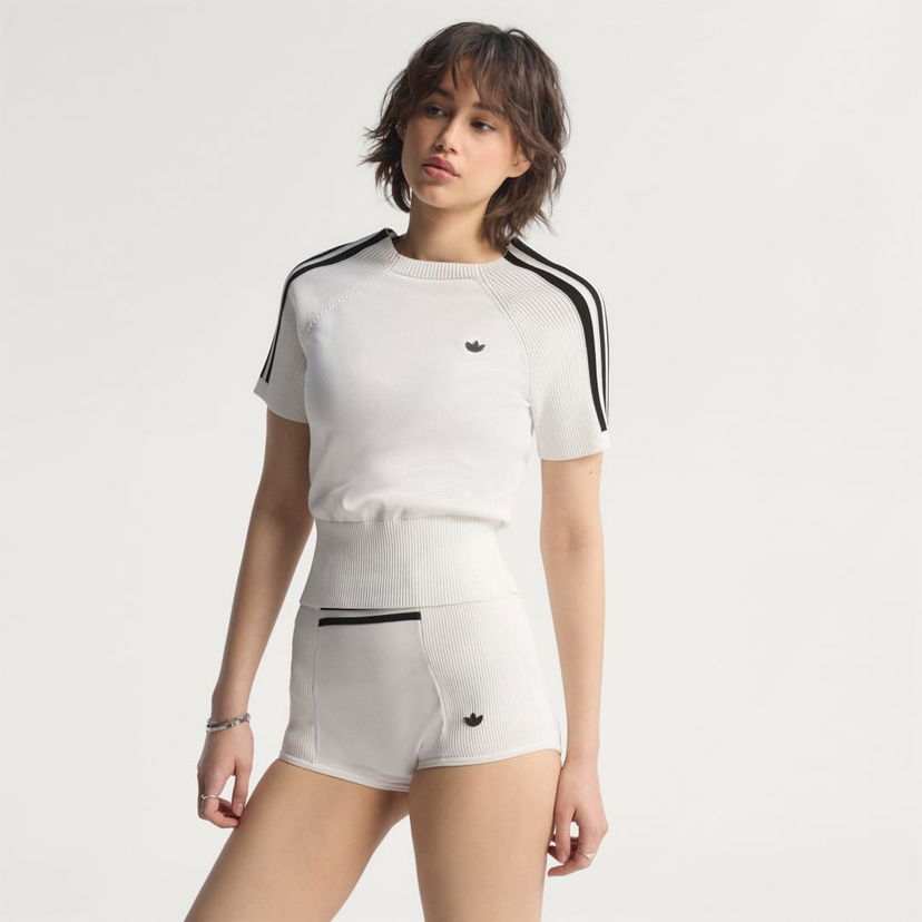 T-shirt adidas Performance Cali Sock Knit Top Vit | JW7314