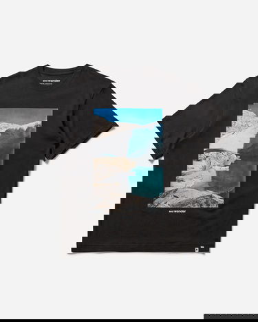T-shirt and wander Glacier Printed T-Shirt Svart | 5745184113 010, 1