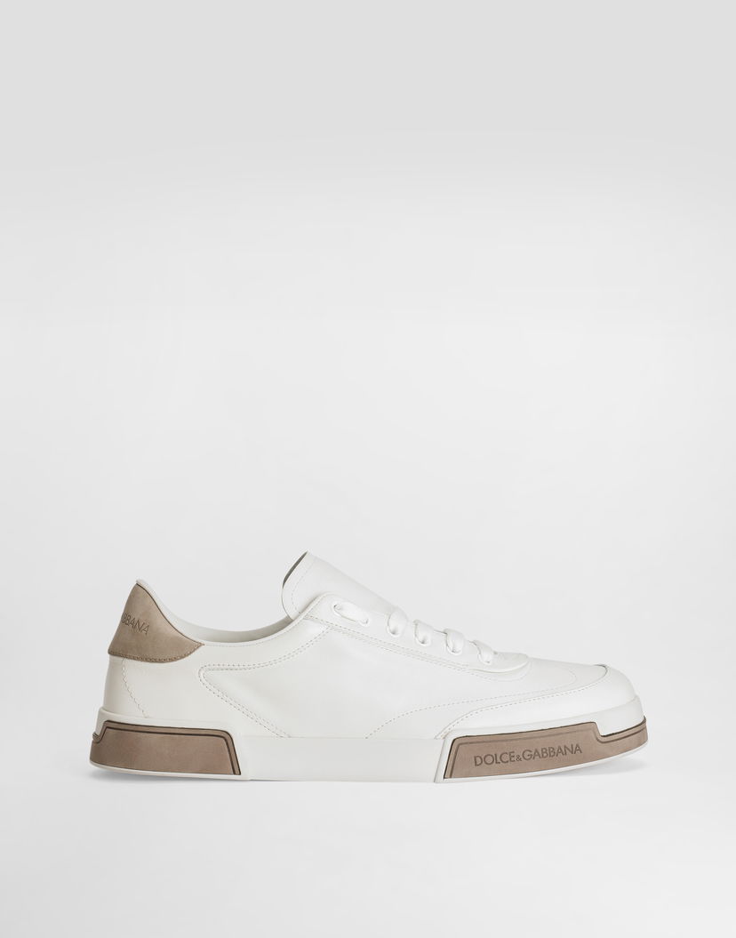 Sneakers och skor Dolce & Gabbana Portofino Yacht Calfskin Vit | A20190A66788S375