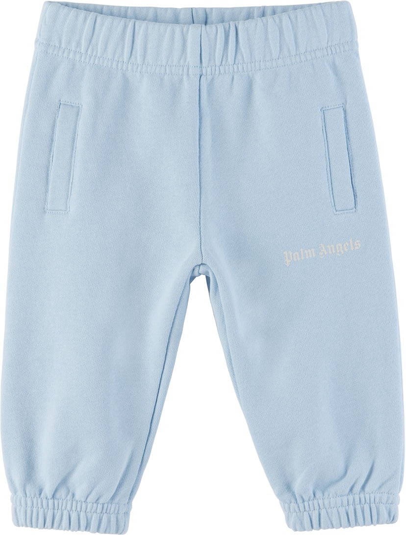 Träningsbyxor Palm Angels Palm Angels Logo Sweatpants Blå | PBXD001S25FLE0054103