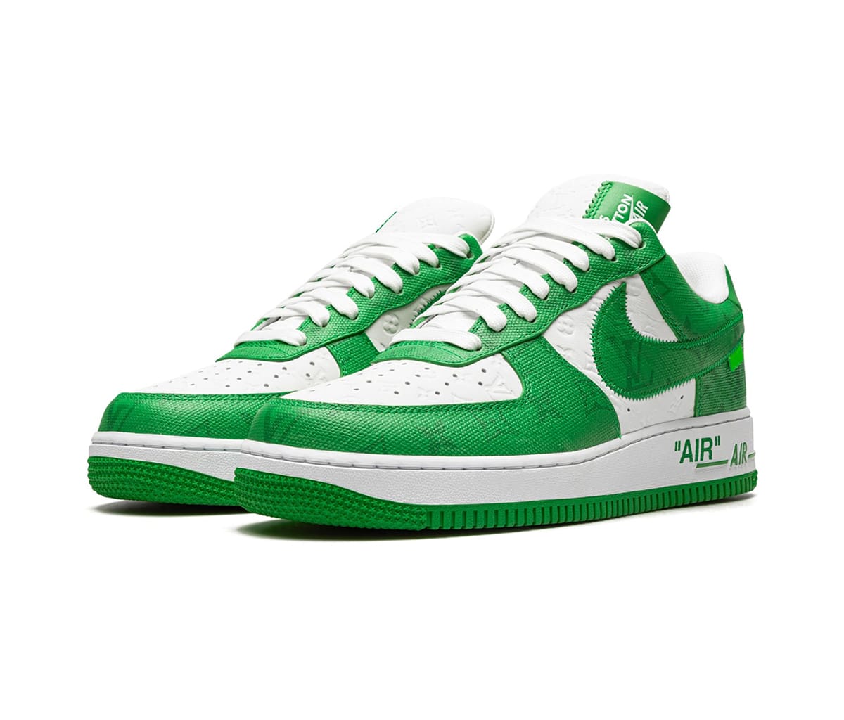 Sneakers och skor Nike Louis Vuitton x Air Force 1 Low By Virgil Abloh "Green" Grön | DD0216, 1