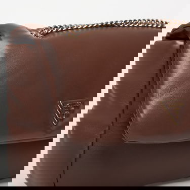 Axelväska GUESS Padded Chain Strap Convertible Crossbody Flap Bag Sunetra Universal Brun | HWNG7534210-ESP, 2