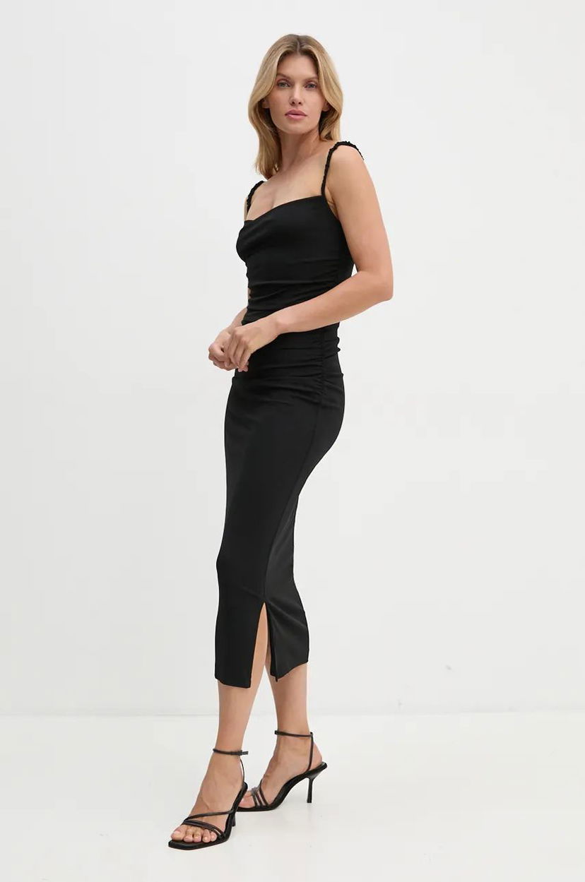 Klä Nanushka ALEXA Maxi Dress Svart | NW24CRDR00299