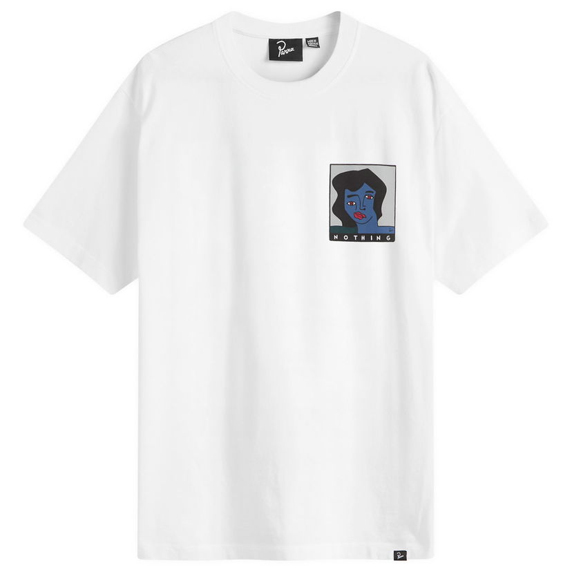 T-shirt By Parra Nothing Please T-Shirt Vit | 54305-WHT