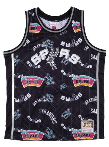 Jersey Mitchell & Ness San Antonio Spurs Swingman Jersey Svart | MSPOBW19081-SASPTBK