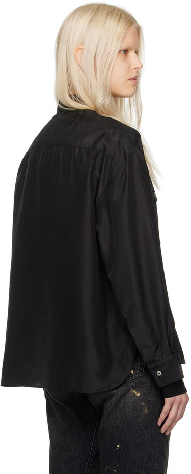 Skjorta R13 R13 Oversized Pocket Shirt Svart | R13WR256-R314B, 2