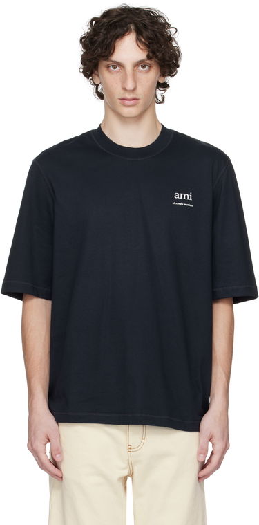 T-shirt AMI AMI Paris Cotton T-Shirt Svart | HTS048.JE0119, 0