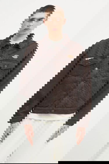 Jacka AAPE by A Bathing Ape AAPE Main Denim Hooded Jacket Brun | AAPJKM7679XAN, 3