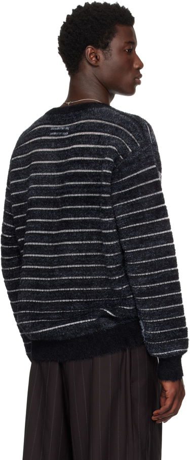 Sweater Jean Paul Gaultier Jean Paul Gaultier Jacquard 'Gaultier' Sweater Svart | 25/03-W-PO013-K004-0001, 2