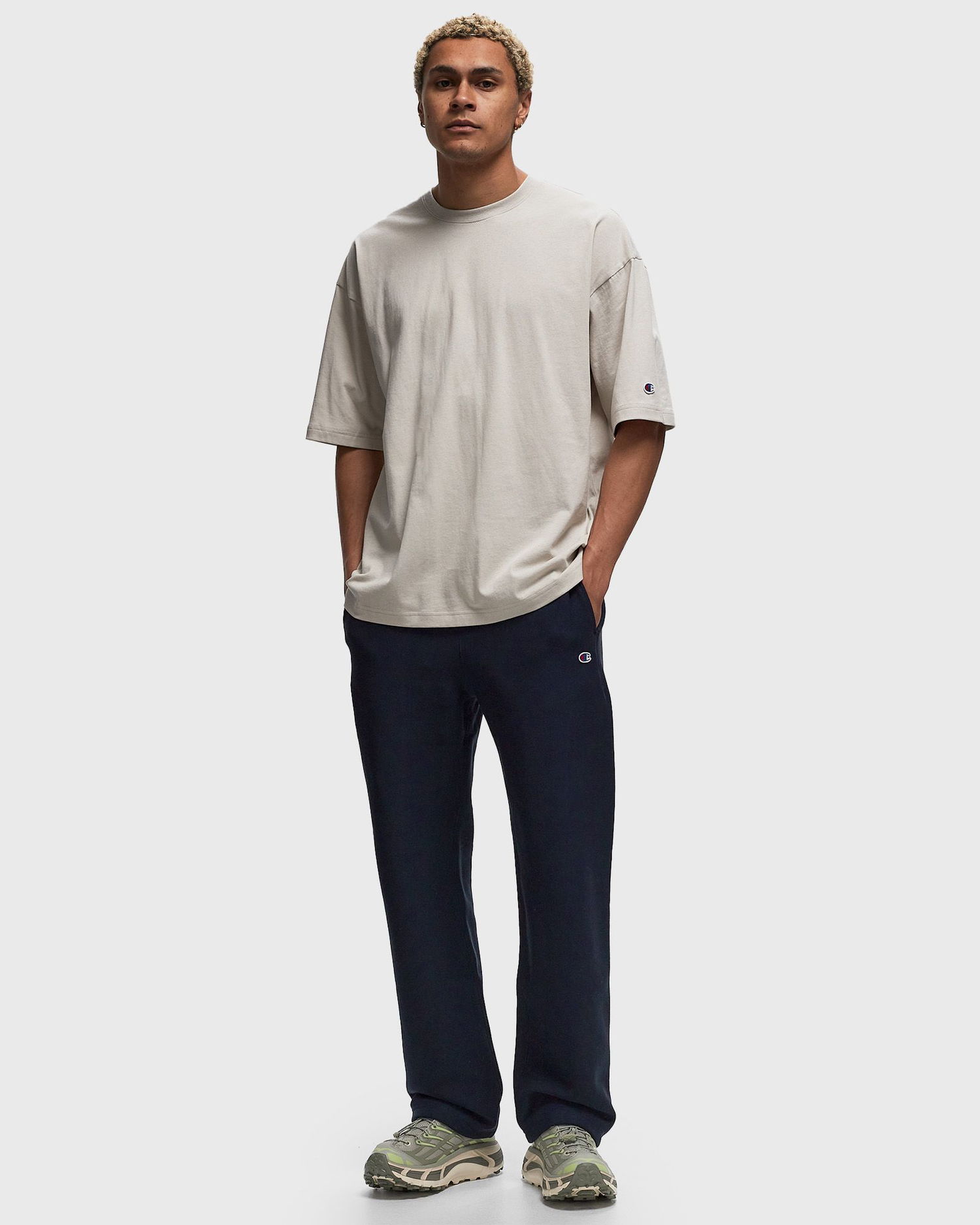 Byxor Champion Straight Hem Pants Svart | 218637-NNY, 1