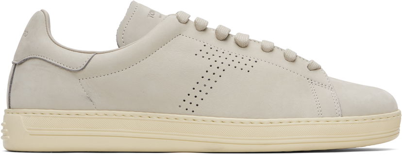 Sneakers och skor Tom Ford TOM FORD Nubuck Warwick Beige | J1507-LCL215N