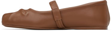 Sneakers och skor Marni Marni Mary Jane Ballerina Flats Brun | MJMS007700 P3628, 2