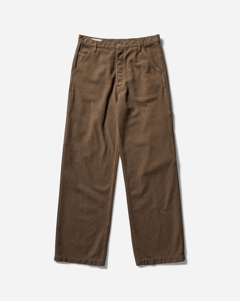Cargo byxor Dries Van Noten Garment Dyed Pants Brun | 251-020950-1046 811