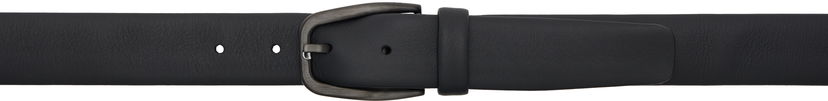 Bälten ZEGNA Leather Belt Svart | LHACQ-B021ZZ