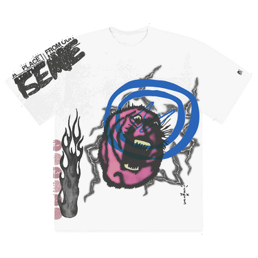 T-shirt Cactus Jack by Travis Scott Fragment x Sunrise Tee Vit | CJFR SS05 WHIT, 0