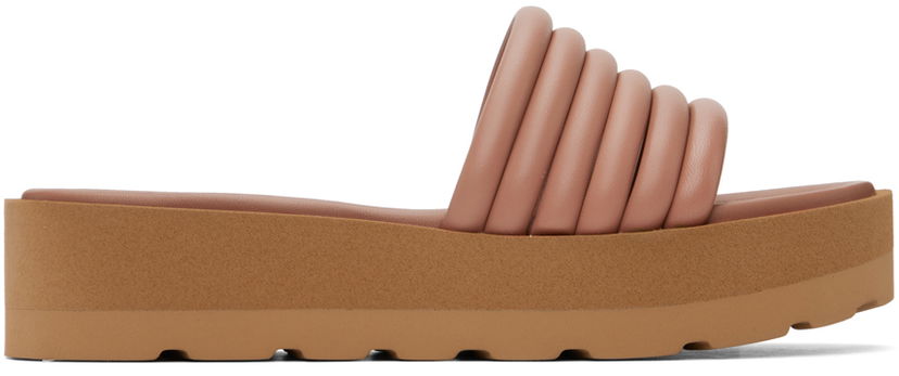 Sneakers och skor Gianvito Rossi Nappa Platform Sandals Rosa | G15190.05GOM.NAP