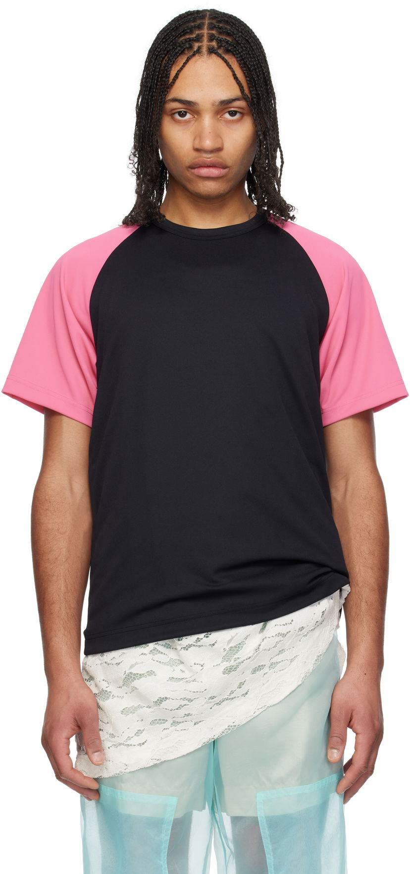 T-shirt Comme des Garçons Homme Plus Honeycomb T-Shirt Svart | PO-T009-051