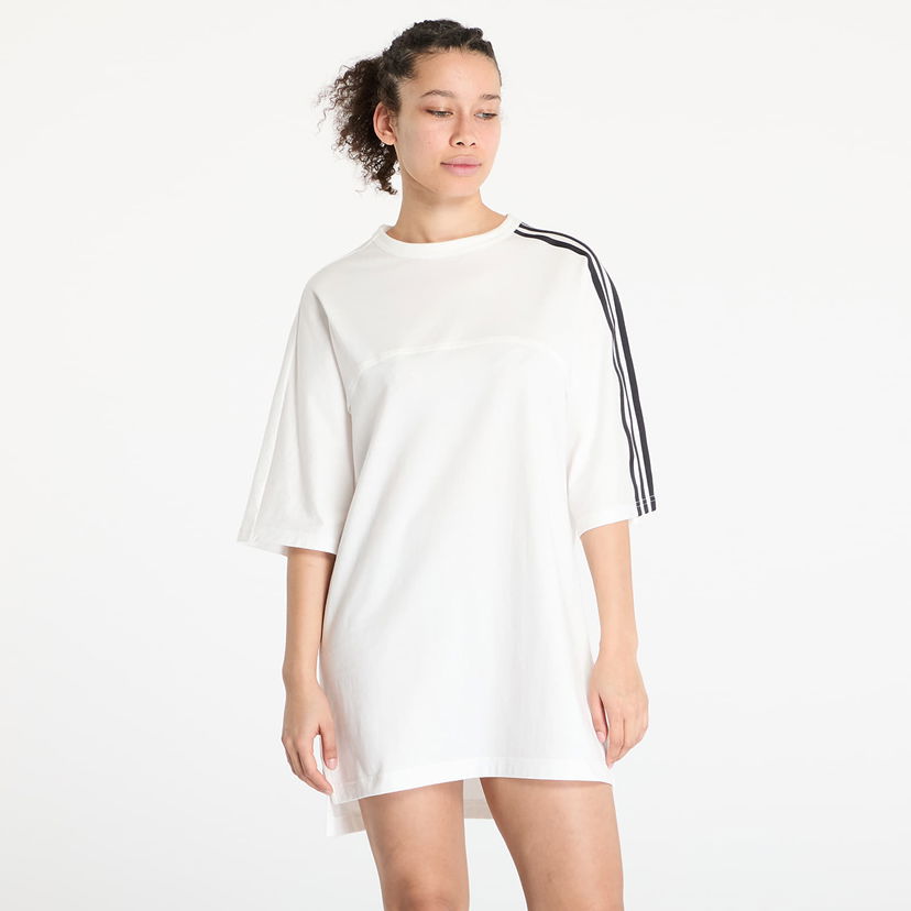 Klä Y-3 Y-3 3-Stripes Short Sleeve T-Shirt Dress Vit | JM7845