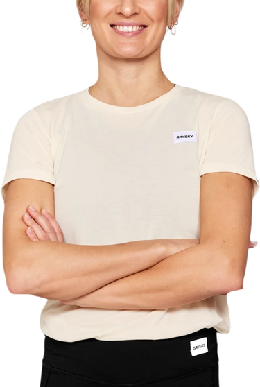 T-shirt Saysky Saysky Clean Motion T-Shirt Beige | xwrss51c102, 0