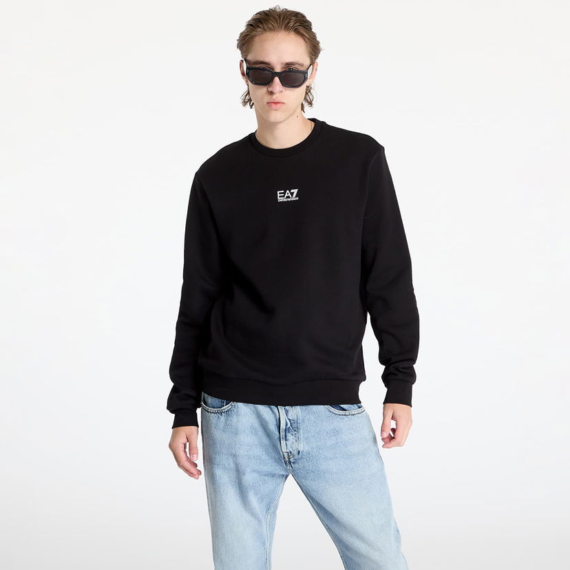 Sweatshirt Emporio Armani Sweatshirt EA7 Sweatshirt Black XL Svart | 8NPM34PJVTZ1200