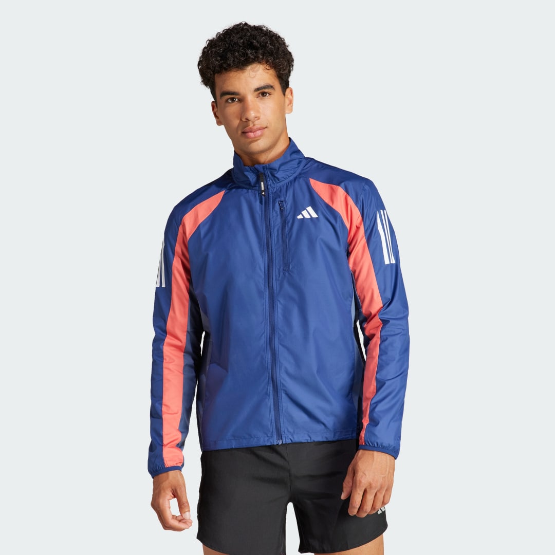 Jacka adidas Performance Own The Run Colorblock Jacket Mörkblå | IK4992, 1