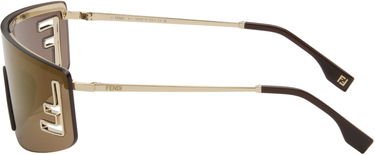 Solglasögon FENDI 'FF' Squared Sunglasses Brun | FE40168UW0032G 192337229985, 2
